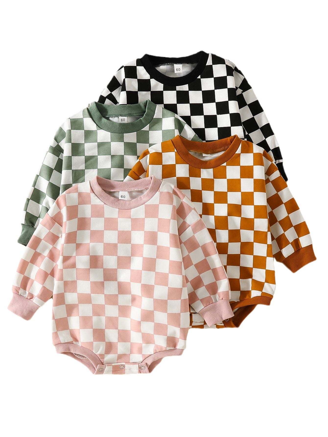 Chessboard Plaid bodysuit Sweater