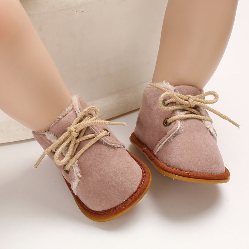 Baby's Shoes Winter 0-1 Years Old Rubber Sole Male And Female Baby