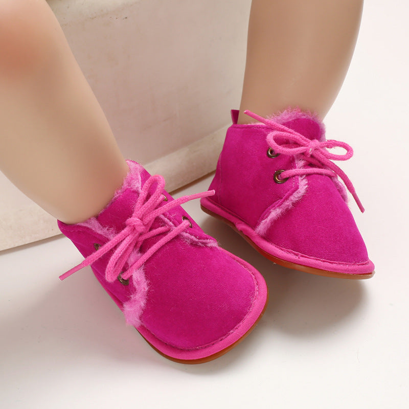 Baby's Shoes Winter 0-1 Years Old Rubber Sole Male And Female Baby