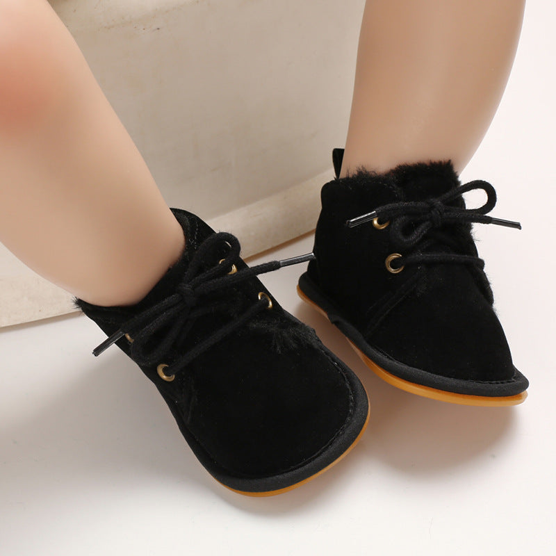 Baby's Shoes Winter 0-1 Years Old Rubber Sole Male And Female Baby