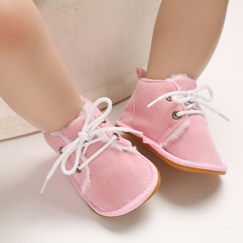 Baby's Shoes Winter 0-1 Years Old Rubber Sole Male And Female Baby