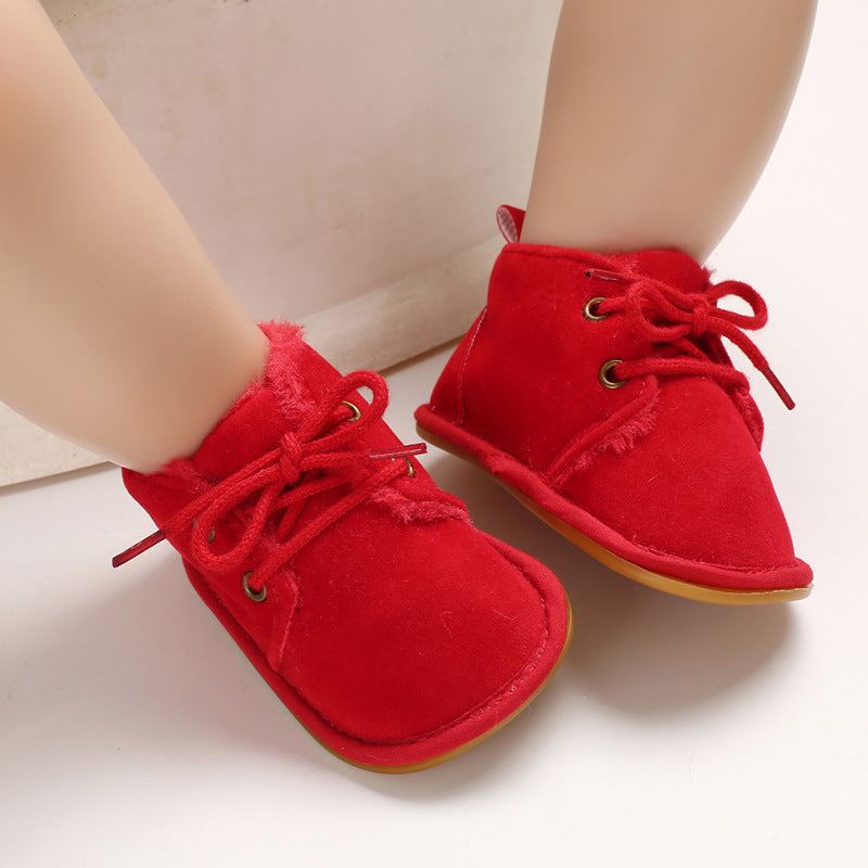 Baby's Shoes Winter 0-1 Years Old Rubber Sole Male And Female Baby