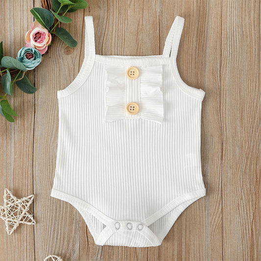 girls Spaghetti Strap Romper