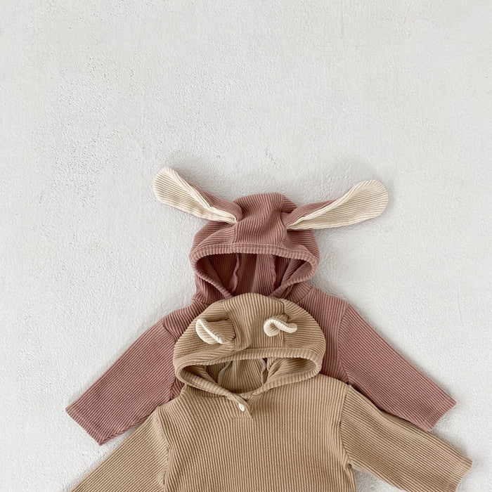 Rabbit Bear Long-sleeved Romper