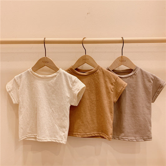 T-shirt Pure Cotton Short Sleeves