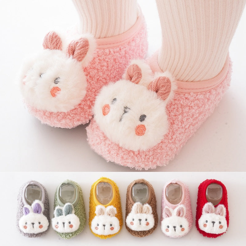 Cute Rabbit Autumn And Winter Room Socks