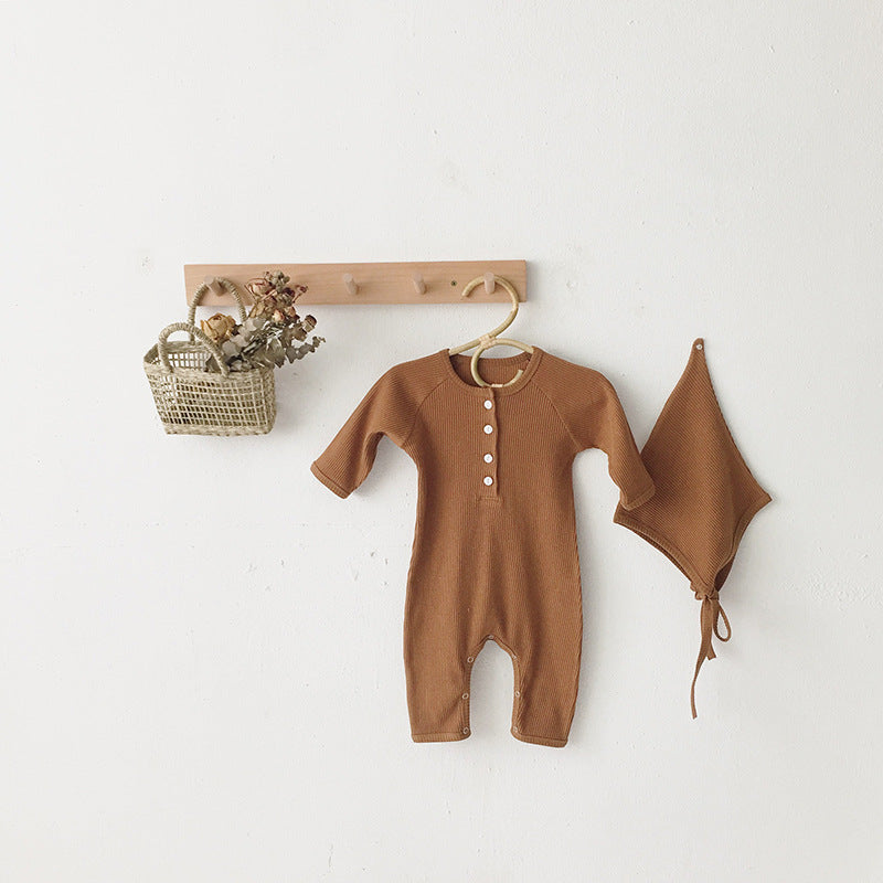 Baby bottoming romper