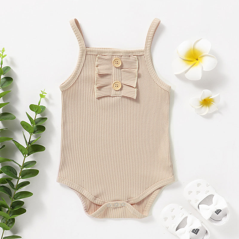 girls Spaghetti Strap Romper