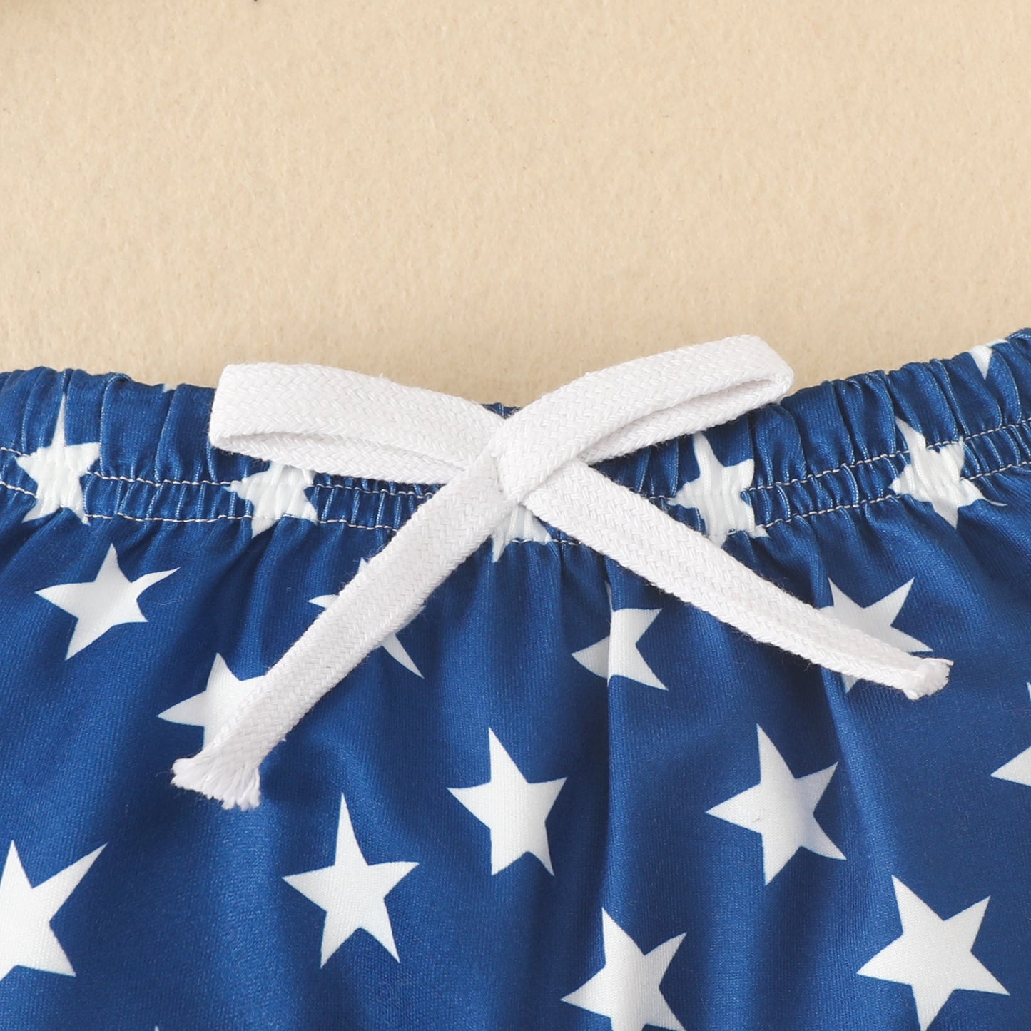 New European And American Boys Alphabet Print Star Stripe Suit