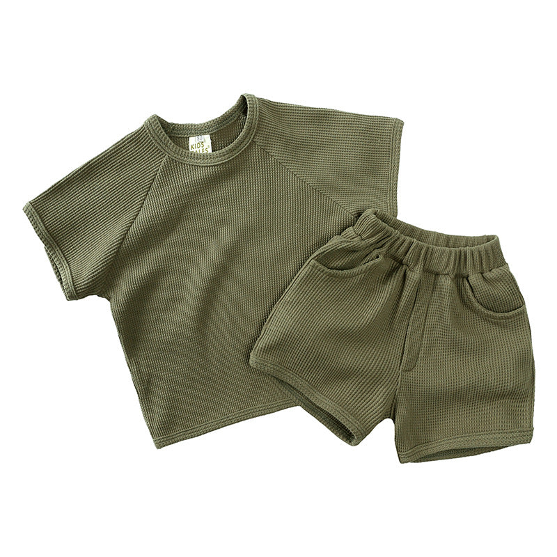 Children's Short-sleeved Shorts Suit