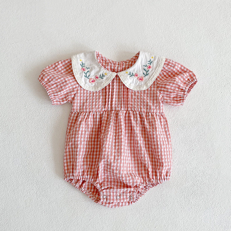 Cotton Rose Romper