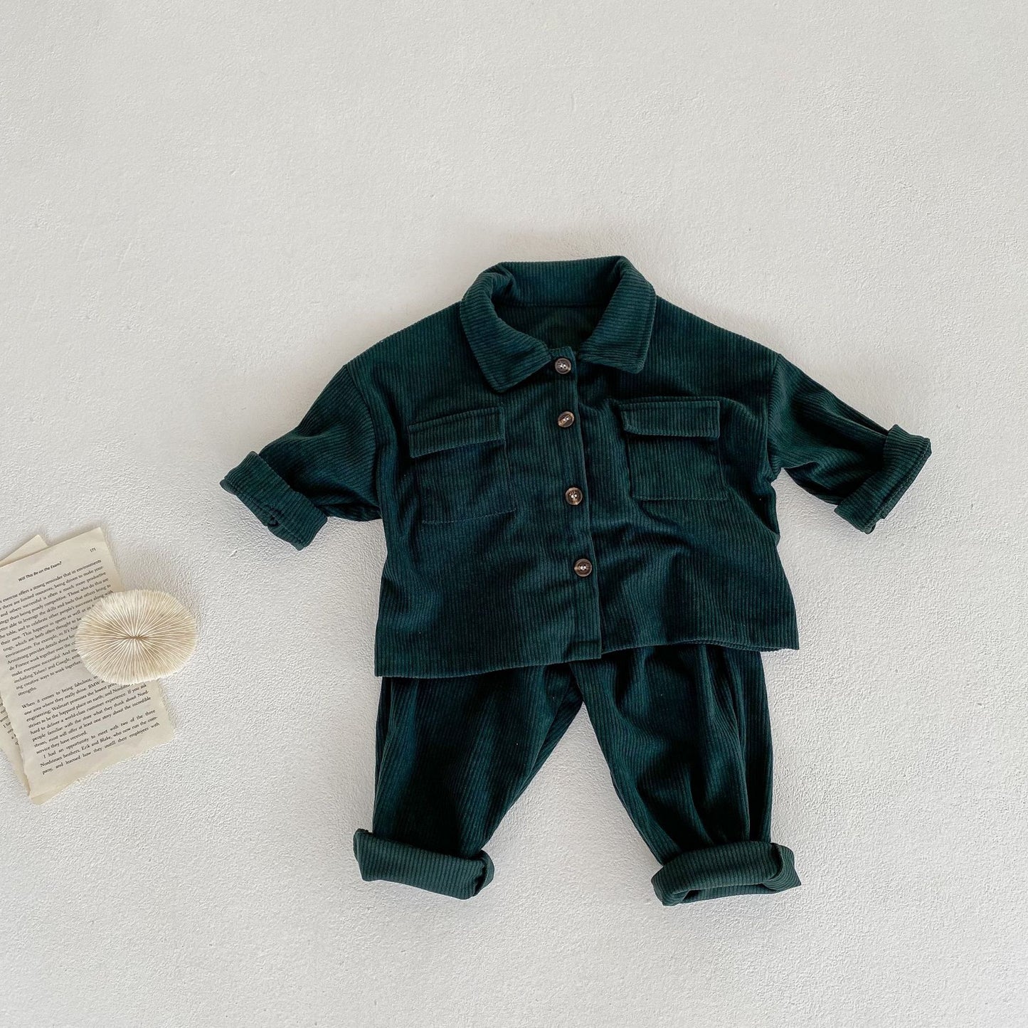 Corduroy Two-piece Set