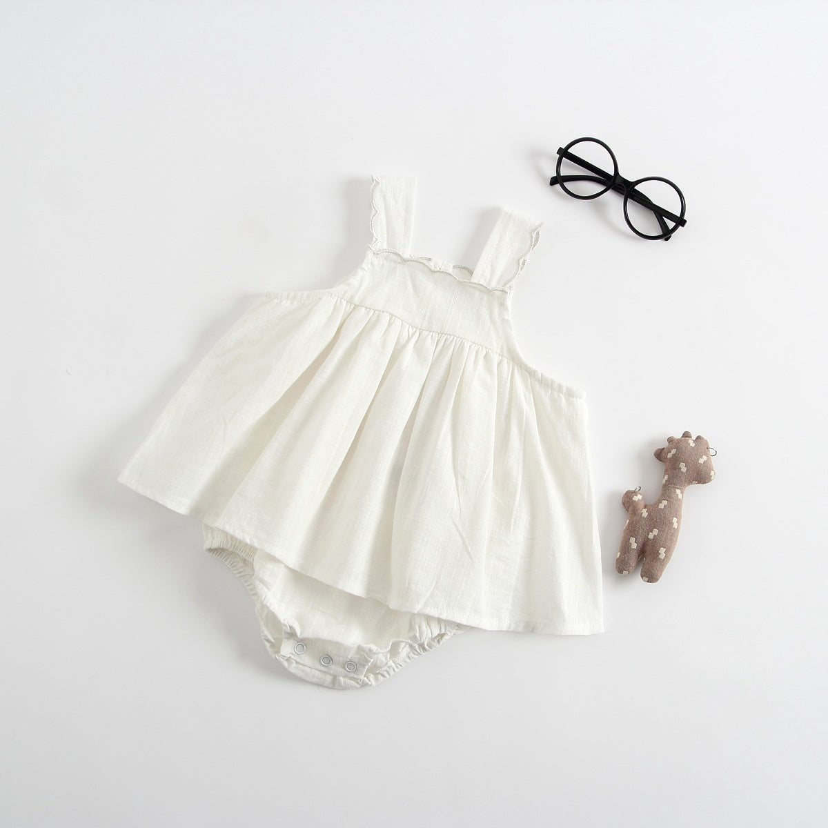 Cotton Romper Dress