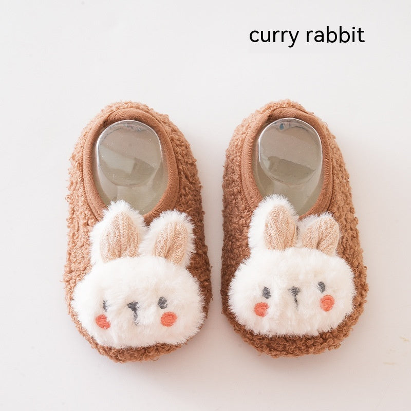 Cute Rabbit Autumn And Winter Room Socks