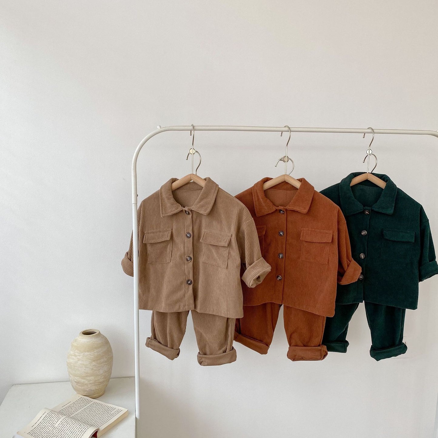 Corduroy Two-piece Set