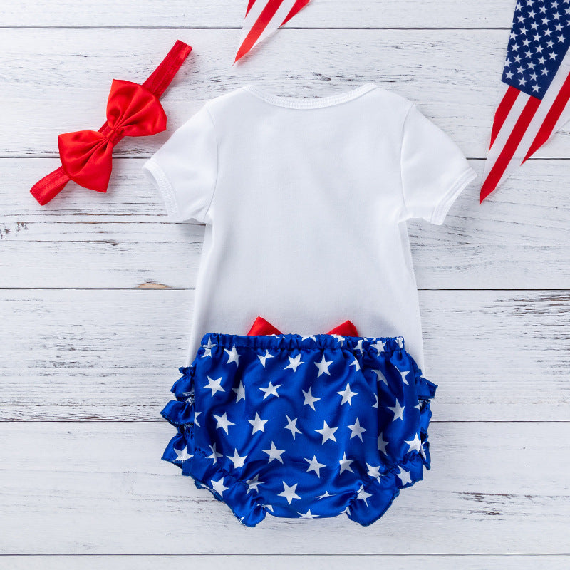 Independence Day Baby Romper