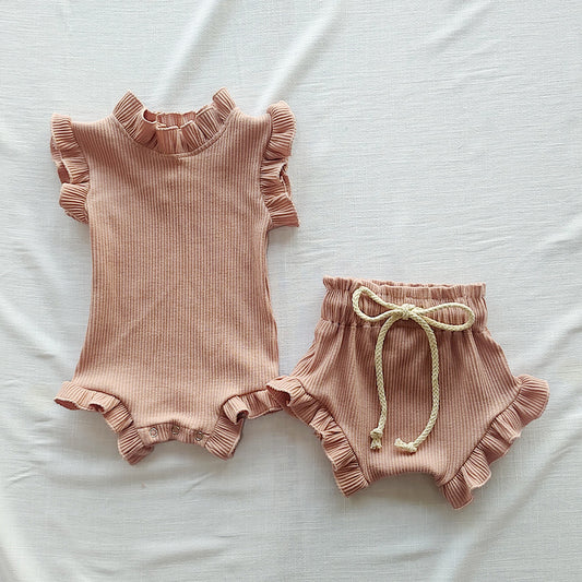 Shorts Suit Baby Rompers