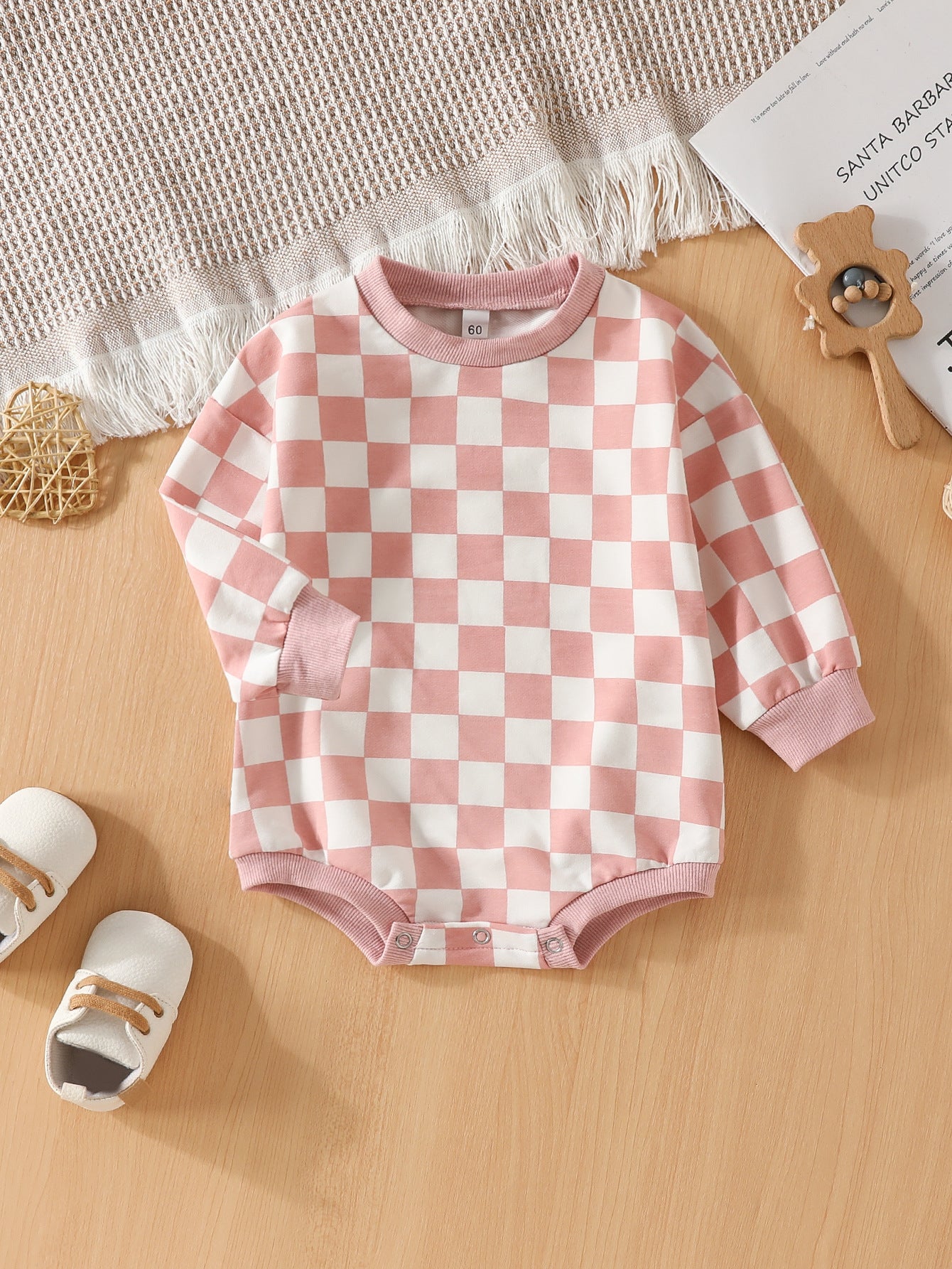 Chessboard Plaid bodysuit Sweater