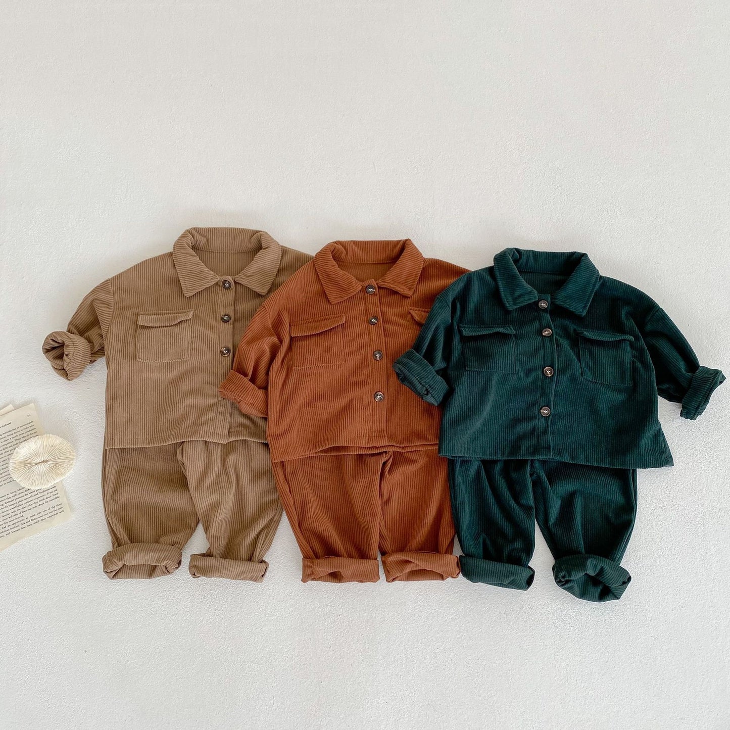 Corduroy Two-piece Set