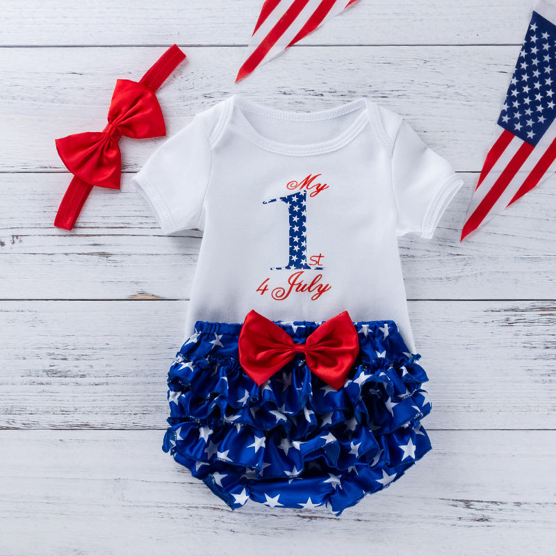 Independence Day Baby Romper