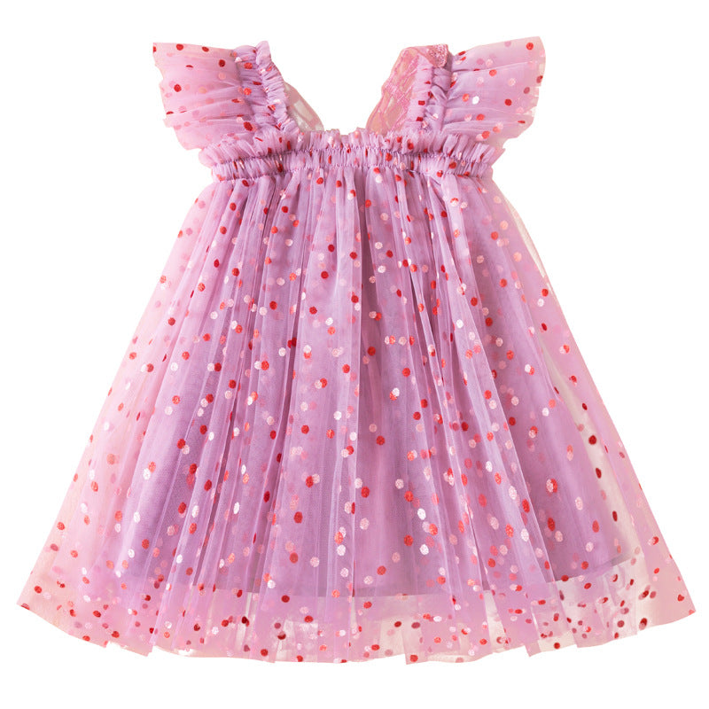 Korean Style Embroidered Mesh Princess Dress Fairy Dress