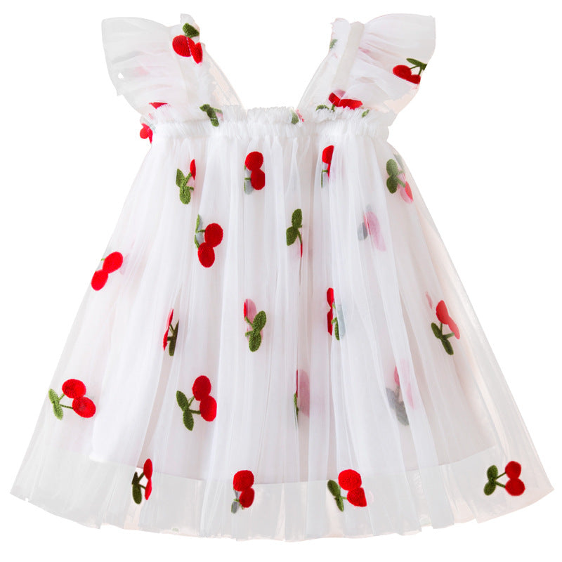 Korean Style Embroidered Mesh Princess Dress Fairy Dress