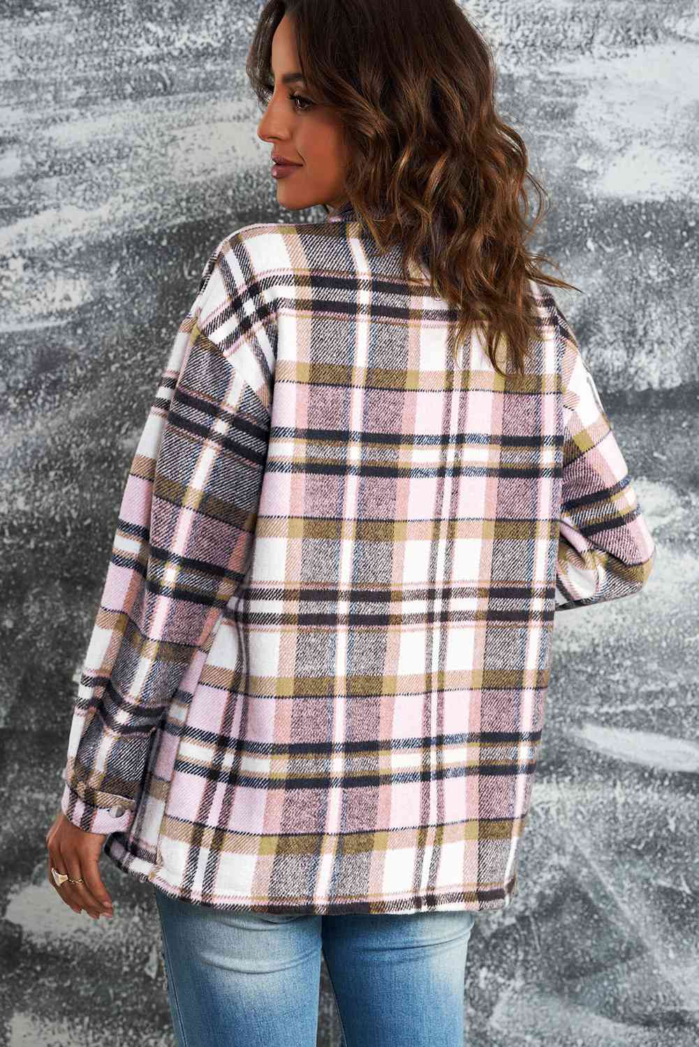 Plaid shacket