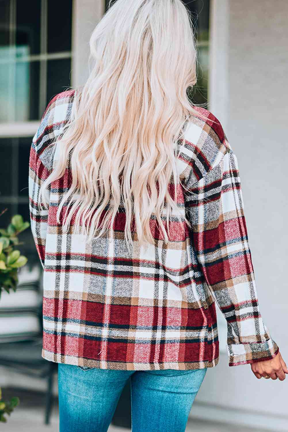 Plaid shacket