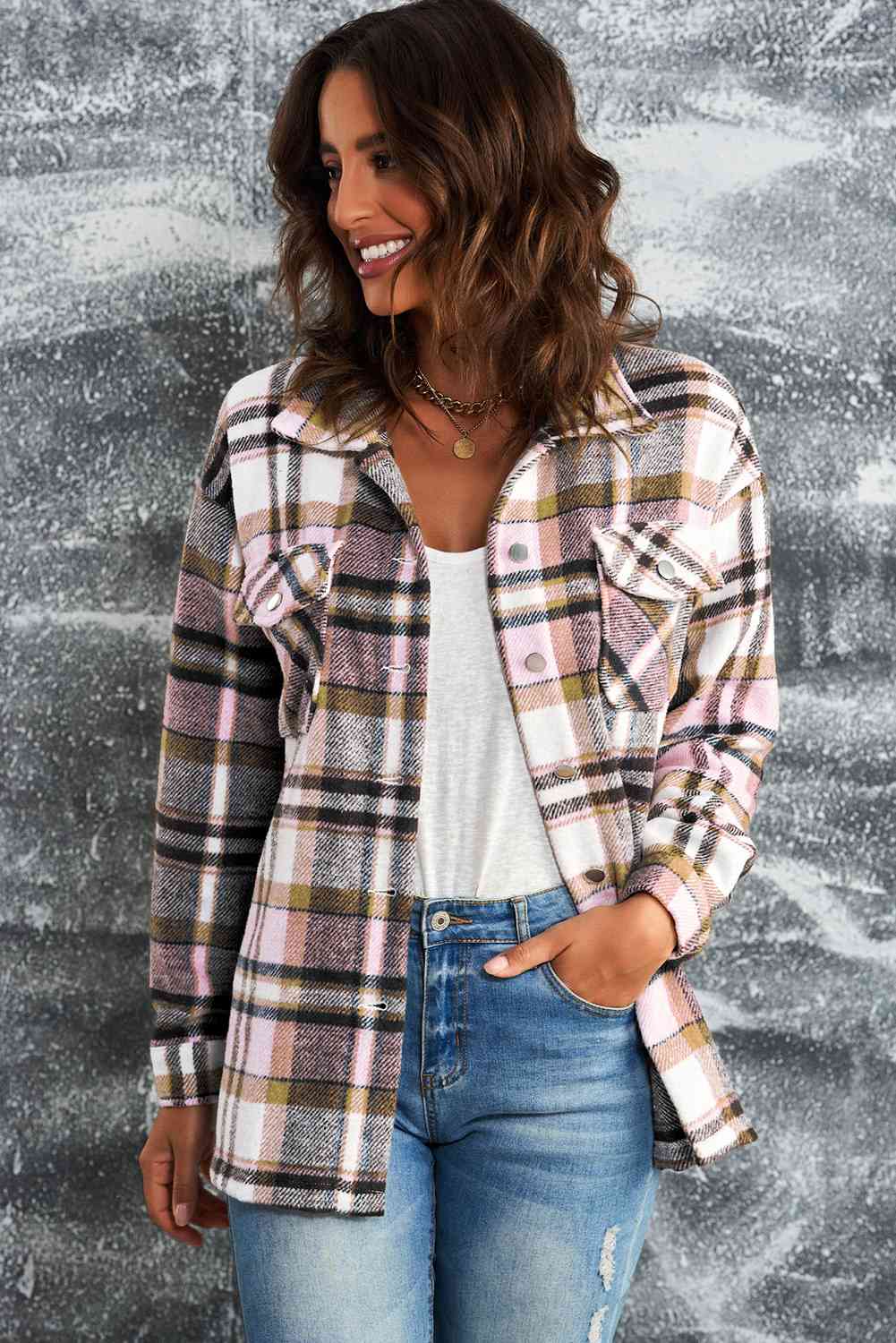 Plaid shacket