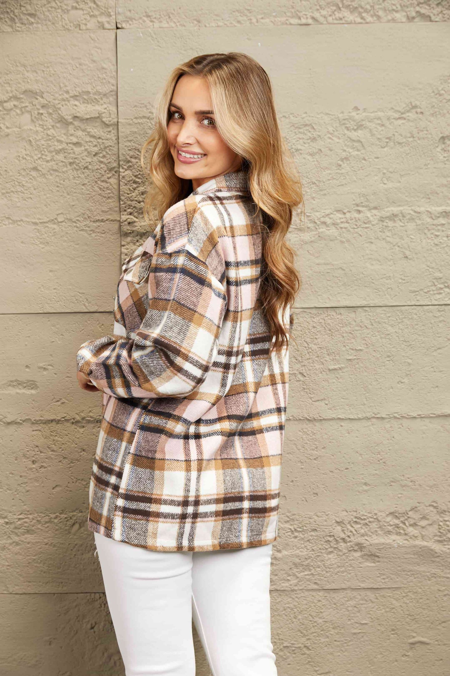 Plaid shacket