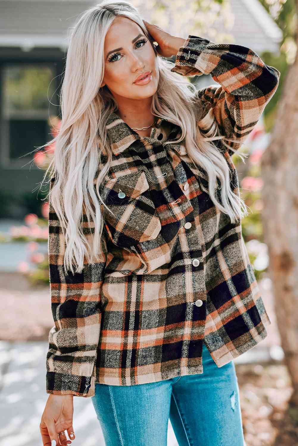 Plaid shacket